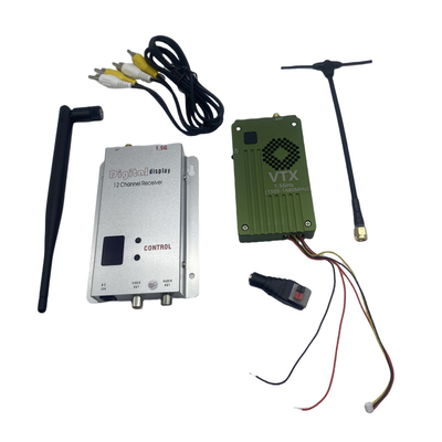 1.5Ghz 8W FPV VTX VRX دوچرخه های بدون سرنشین 1505M-1680M فرستنده و گیرنده ویدئویی بی سیم