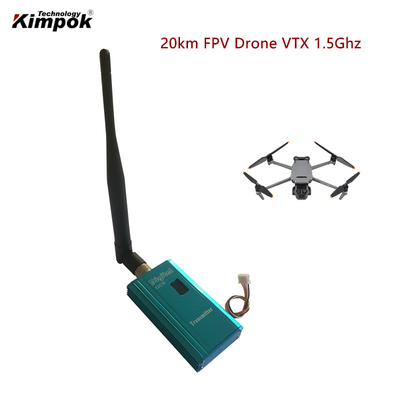 1.5G 1.5W گیرنده ویدیو سیگنال آنالوگ فرستنده بی سیم و گیرنده VRX برای FPV Drones