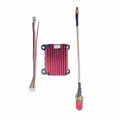 4.9G فرستنده ویدئویی بی سیم 4.9Ghz بدون سرنشین VTX فرستنده ویدئویی 1.6W قدرت انتقال