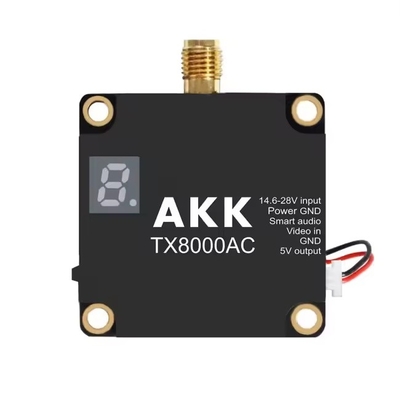 AKK 8W 5.8G Ultra Video Transmission 5.8Ghz فرستنده ویدیویی بدون سرنشین 8W VTX 96CH