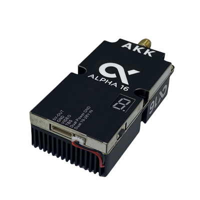 AKK Alpha16 فرستنده ویدئویی بی سیم 5.8G 16W FPV VTX 96CH برای انتقال تصویر RC Drone