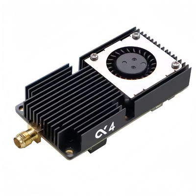 فرستنده ویدئویی بدون سرنشین AKK Alpha4 VTX 5.8G FPV 4W 8CH فرستنده ویدئویی Ultra Long Range