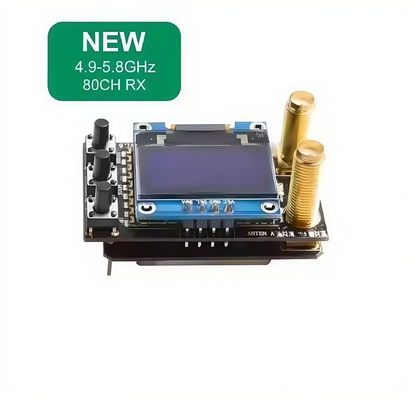 گیرنده ویدئویی بی‌سیم AKK Diversity RX 4.9G تا 5.8G FPV VRX 80CH برای پهپادهای مسابقه‌ای RC FPV