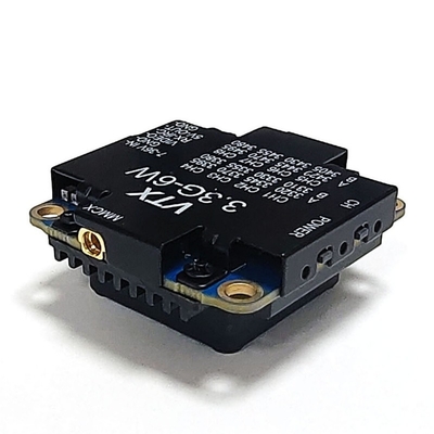 فرستنده ویدیویی صوتی بی‌سیم 3.3 گیگاهرتز 6 وات، انتقال ویدیو UAV FPV VTX 3.3G برای پهپاد RC