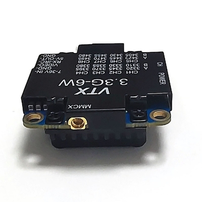فرستنده ویدیویی صوتی بی‌سیم 3.3 گیگاهرتز 6 وات، انتقال ویدیو UAV FPV VTX 3.3G برای پهپاد RC