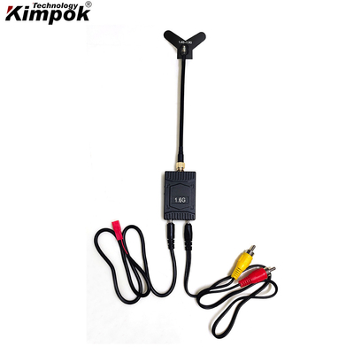 1.6G FPV VRX 1.6Ghz فرستنده ویدئویی بی سیم UAV آنالوگ برای انتقال تصویر دور دراز بدون سرنشین
