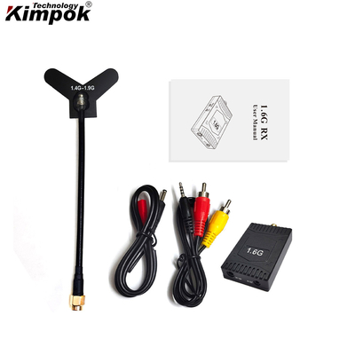 1.6G FPV VRX 1.6Ghz فرستنده ویدئویی بی سیم UAV آنالوگ برای انتقال تصویر دور دراز بدون سرنشین