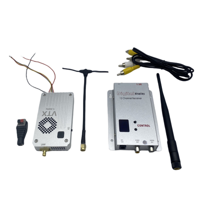 فرستنده و گیرنده ویدیویی بی سیم FPV 1.5G 5W با برد بلند 20 کیلومتر VTX VRX RC Racing