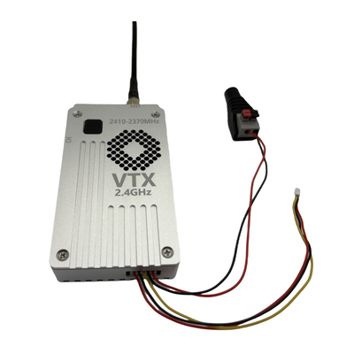 2.4G 2W FPV / فرستنده ویدئویی بدون سرنشین برای RC Drone Long Range LOS Transmission 8CH