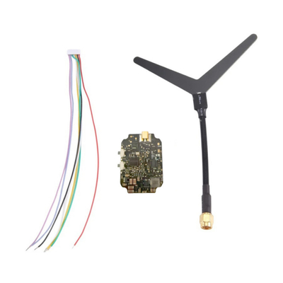1.2Ghz 2W فرستنده ویدئویی بی سیم 1.2G Drone VTX FPV پشتیبانی از لینک ویدئویی پروتکل IRC