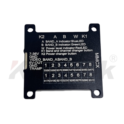 3.3Ghz FPV وایرلس VTX 4W 16CH فرستنده ویدیویی برای FPV افزونه های بدون سرنشین مسابقه پشتیبانی IRC