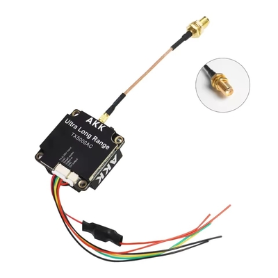 فرستنده ویدئویی UAV AKK 5W FPV VTX 96CH فرستنده ویدئویی پشتیبانی لینک ویدئویی صوتی هوشمند