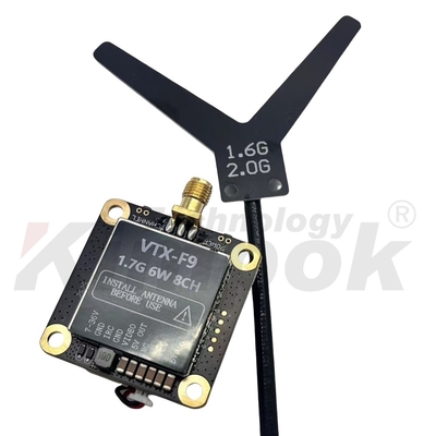 1.7G VTX 1.9G VTX 6W Wireless Video Transmitter 20km Long-distance Image Transmission