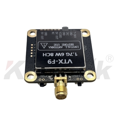 1.7G VTX 1.9G VTX 6W Wireless Video Transmitter 20km Long-distance Image Transmission